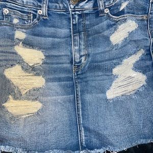 American eagle jean skirt
